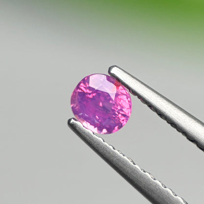 0.32 ct Natural Purplish Pink Sapphire Vietnam. Cushion Shape.