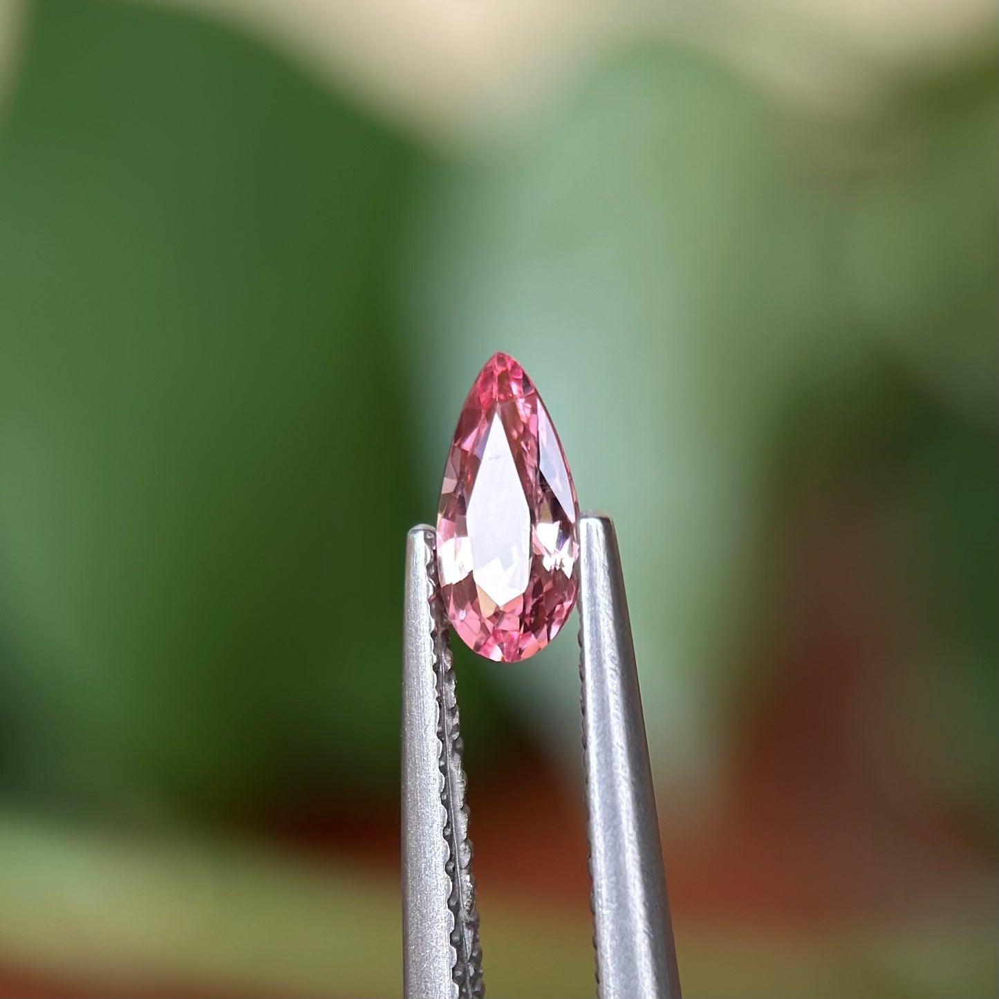 0.49ct Natural Pink Spinel Vietnam. Pear Shape.