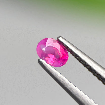 0.30 ct Natural Pink Milky Sapphire Vietnam. Cushion Shape.