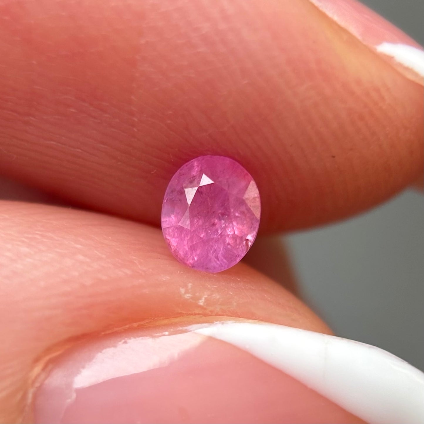 0.35ct Natural Milky Pink Sapphire Vietnam