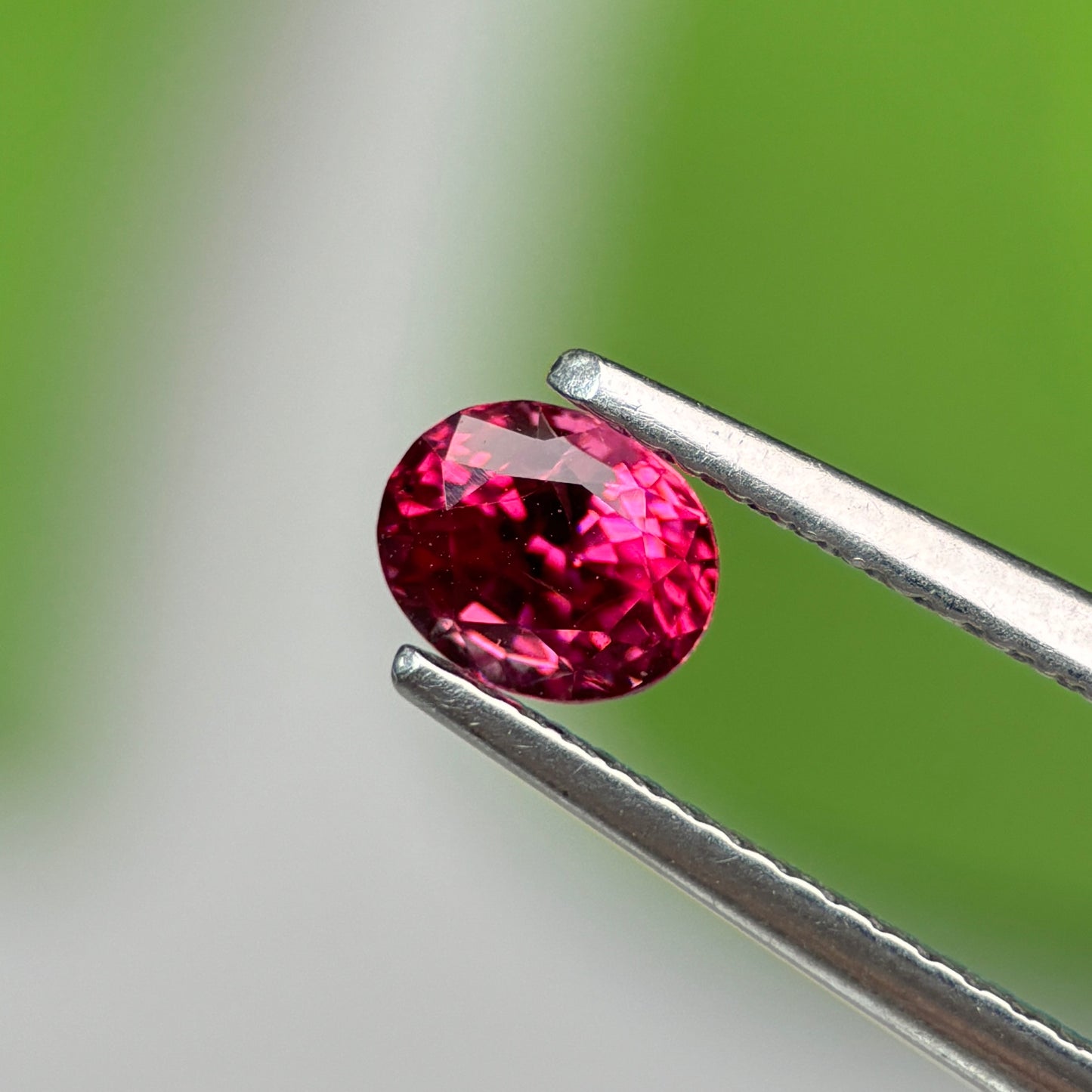 0.66 ct Natural Brownish Red Spinel Vietnam. Oval Shape. No Treatment.