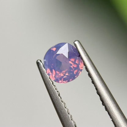 0.63ct Natural Pinkish Purple Milky Sapphire Vietnam.