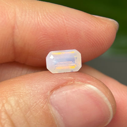 1.11ct Natural White Milky Sapphire Vietnam, Untreatment