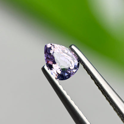 0.48 ct Natural Lite Purple Spinel Vietnam. Pear Shape.