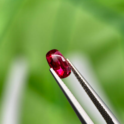 1.54 ct Natural Red Spinel Vietnam. Cushion Shape. No Treatment.