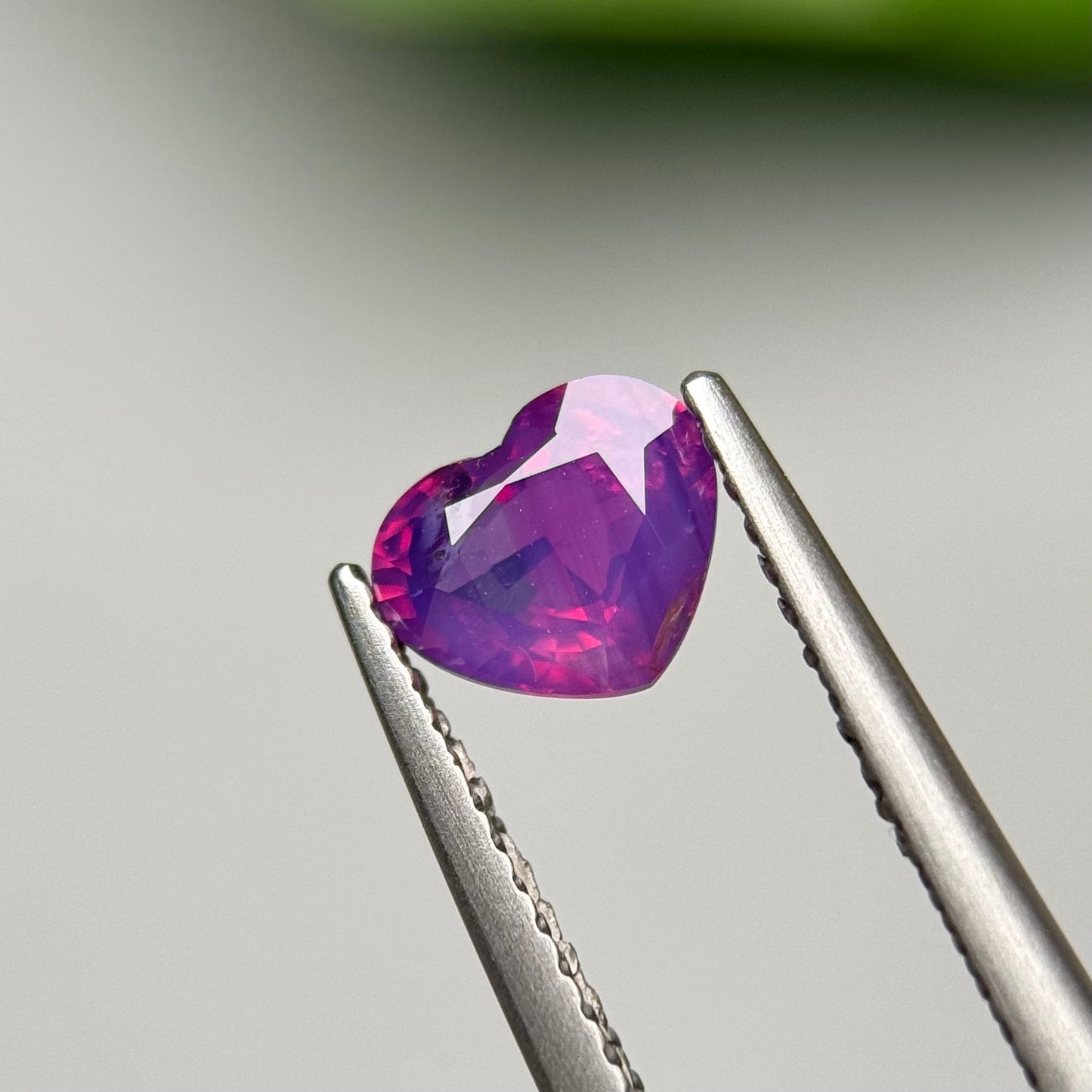 1.01ct Natural Pinkish Purple Milky Sapphire Vietnam.