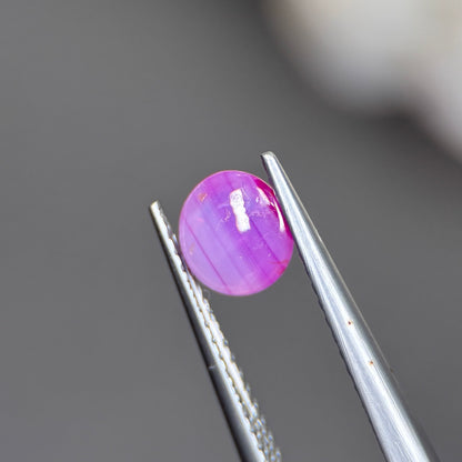 1,26ct Natural Pink Cacbochon Sapphire Viet Nam. No Treatment Sapphire Luc Yen.
