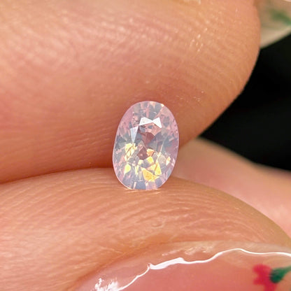 0.34ct Natural Milky Light Pink Sapphire Vietnam