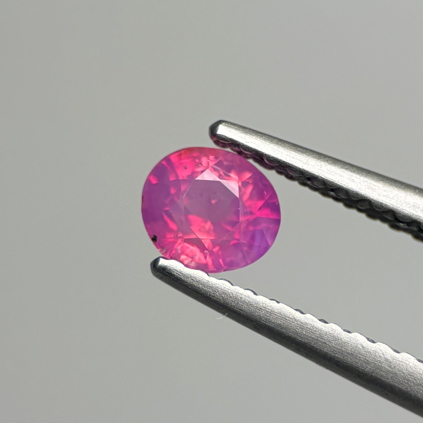 0.46 ct Natural Pink Milky Sapphire Vietnam. Cushion Shape.