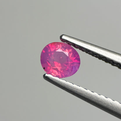0.46 ct Natural Pink Milky Sapphire Vietnam. Cushion Shape.