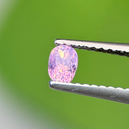 0.32 ct Natural Purple Milky Sapphire Vietnam. Cushion Shape. No Treatment