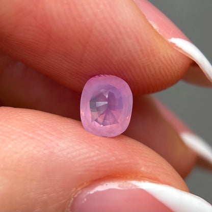 0.75ct Natural Milky Padparadscha Sapphire Vietnam