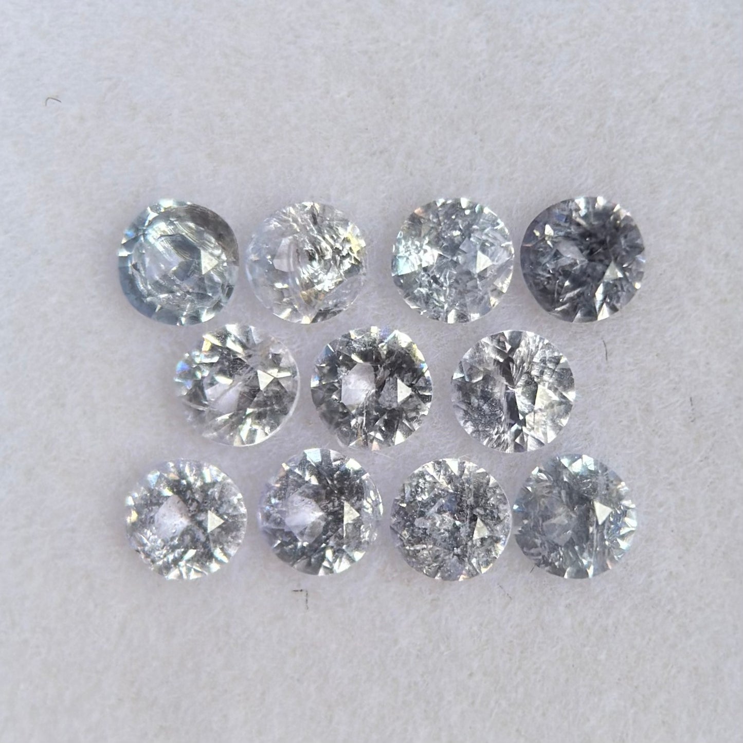 1.39 ct / 11Pcs Natural Spinel Vietnam, Round Shape, No Treament.