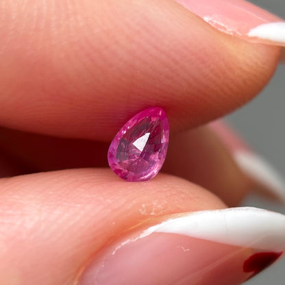 0.36ct Natural Milky Pink Sapphire Vietnam