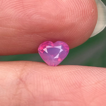 0.71ct Natural Milky Padparadscha Sapphire Vietnam