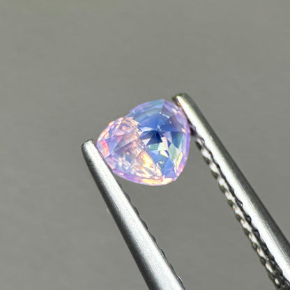 0,57ct Natural Blue Sapphire Vietnam. Heart Shape. No Treatment Sapphire Luc Yen.
