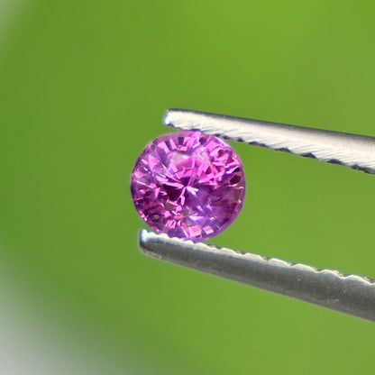 0.32 ct Natural Purple Milky Sapphire Vietnam. Cushion Shape. No Treatment