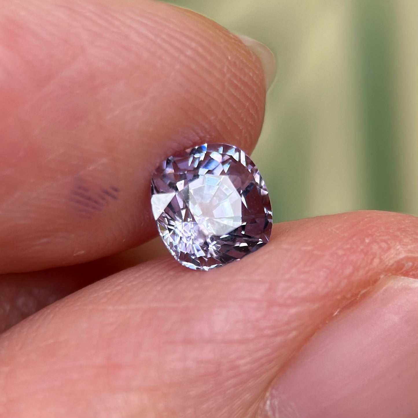 0.96 ct Natural Purple Spinel Vietnam. Cushion Shape. No Treatment.