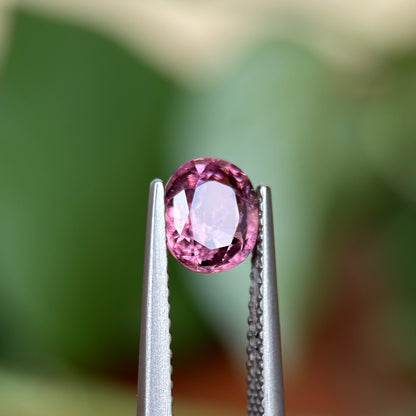 1.23ct Natural Pink Spinel Vietnam. Cushion Shape.