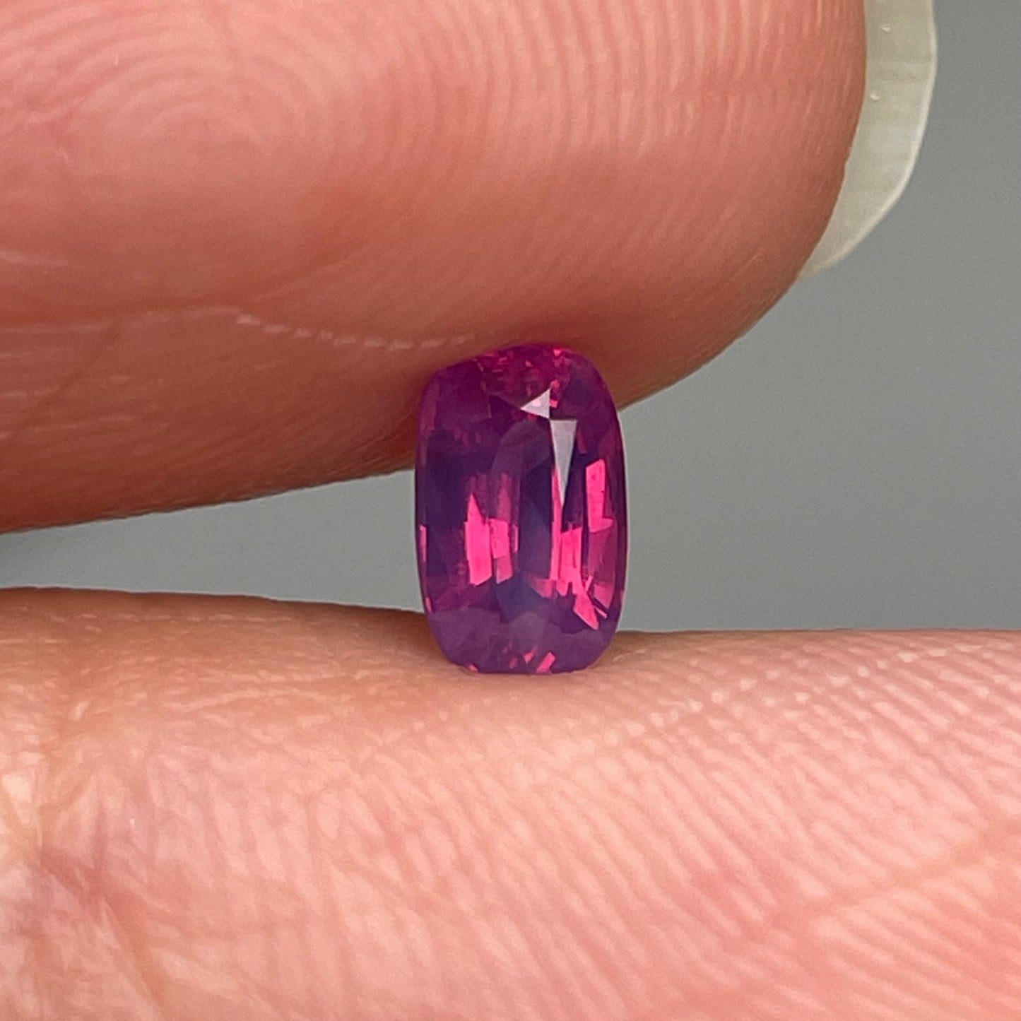 0.39ct Natural Pinkish Purple Milky Sapphire Vietnam