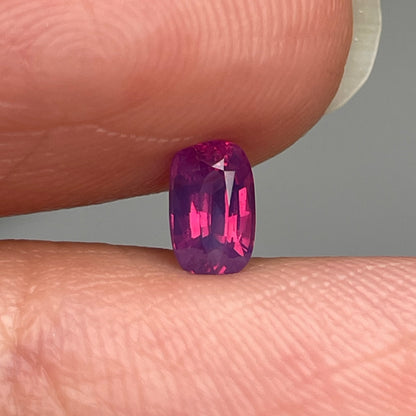 0.39ct Natural Pinkish Purple Milky Sapphire Vietnam