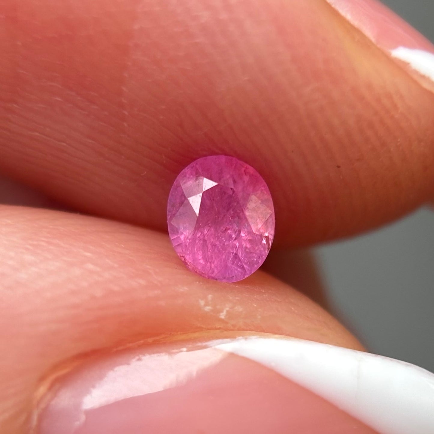 0.35ct Natural Milky Pink Sapphire Vietnam