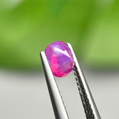 1,10ct Natural Pink Milky Sapphire Vietnam. Cushion Shape. No Treatment Milky Sapphire Luc Yen.