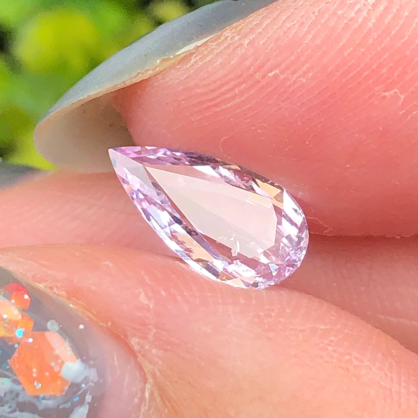 1,18ct Natural Light Pink Spinel Vietnam. Pear Shape. No Treatment Spinel Luc Yen.