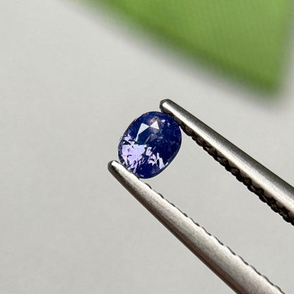 0.25ct Natural Blue Milky Sapphire Vietnam.