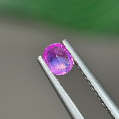 0.28 ct Natural Pink Milky Sapphire Vietnam. Cushion Shape. No Treatment.