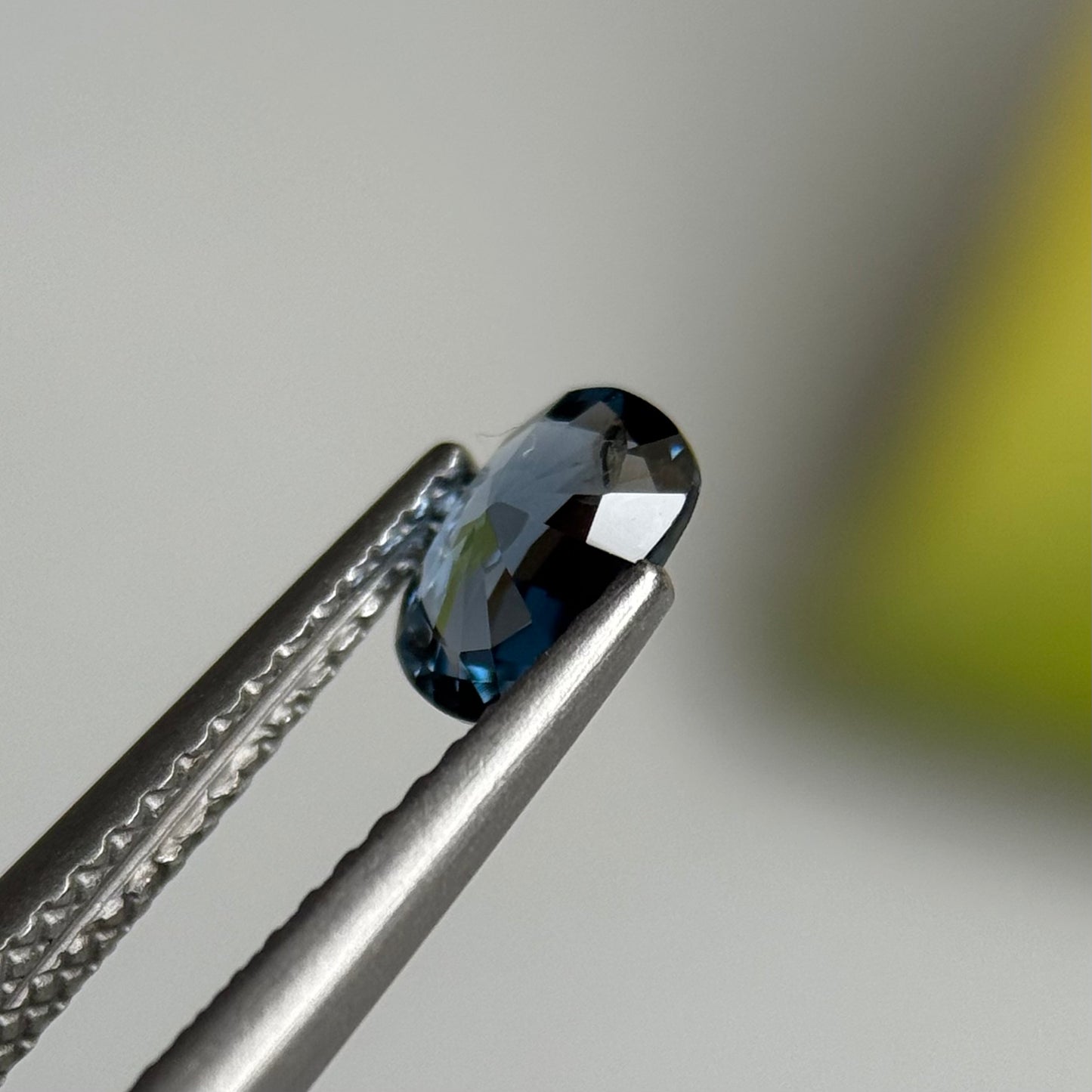 0.62 ct Natural Dark Green Spinel Vietnam. Cushion Shape.