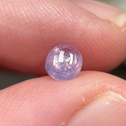 0.67ct Natural Light Purple Cacbochon Sapphire Viet Nam. No Treatment Sapphire Luc Yen.
