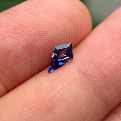 0.32 ct Natural Blue Milky Sapphire Vietnam. Freeform. No Treatment.