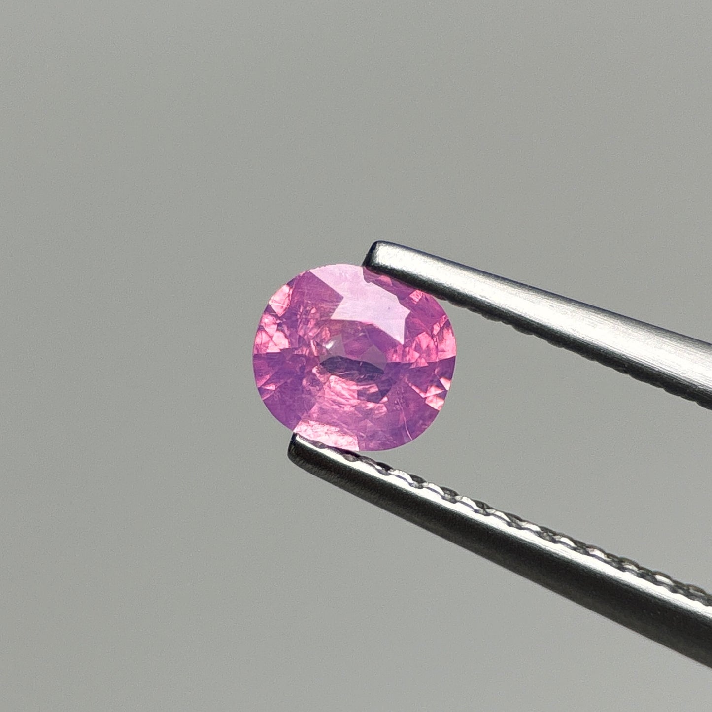 0.47 ct Natural Pink Milky Sapphire Vietnam. Cushion Shape.