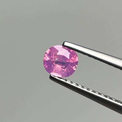 0.47 ct Natural Pink Milky Sapphire Vietnam. Cushion Shape.