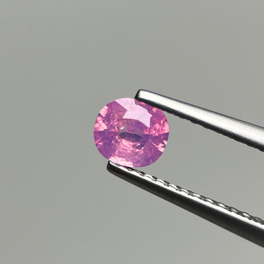 0.47 ct Natural Pink Milky Sapphire Vietnam. Cushion Shape.
