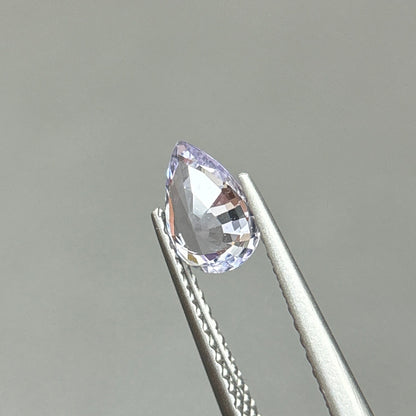 0,76ct Natural White Spinel Viet Nam. Pear Shape. No Treatment Spinel Luc Yen.