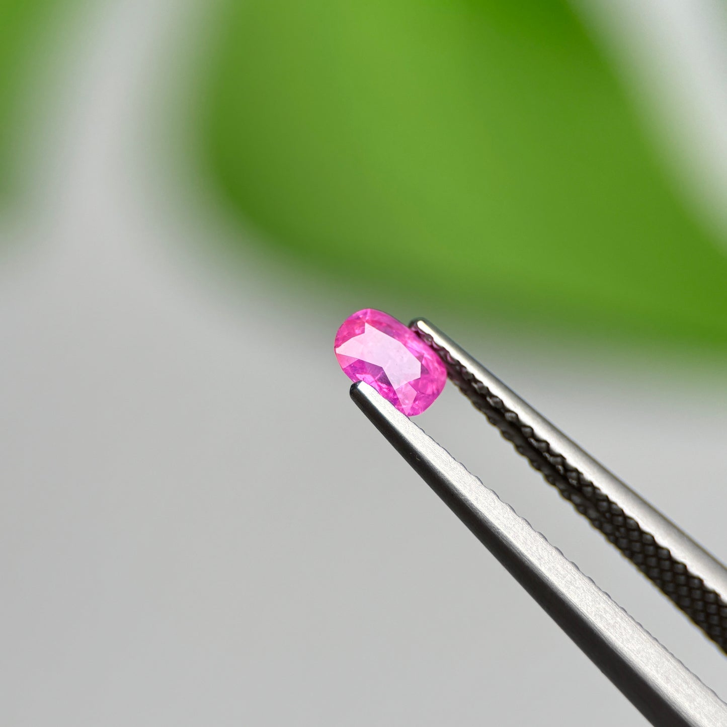 0.37 ct Natural Pink Milky Sapphire Vietnam. Cushion Shape.
