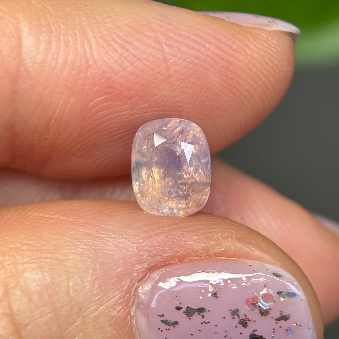 1.64 ct Natural White Milky Sapphire Vietnam