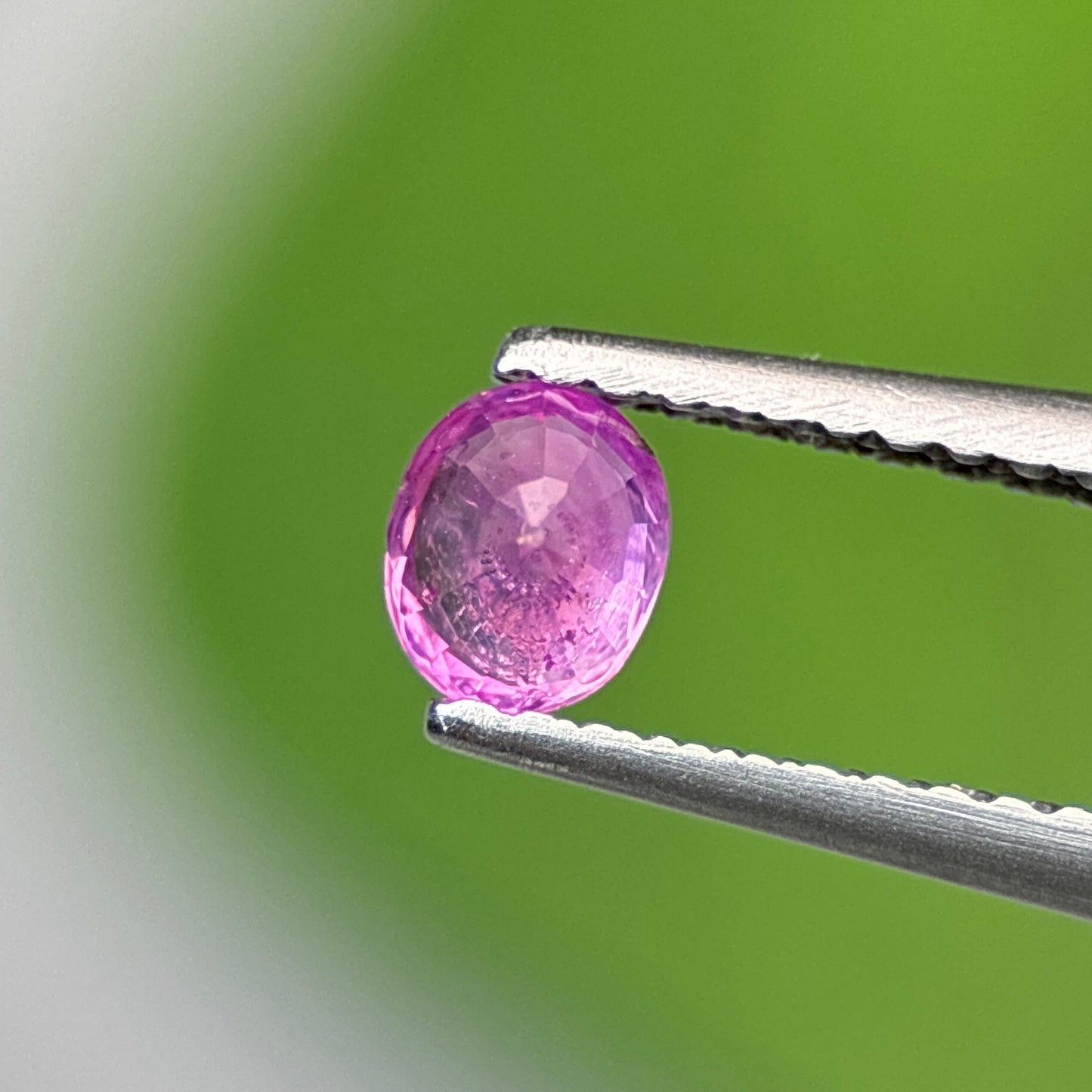 0.39 ct Natural Purple Milky Sapphire Vietnam. Cushion Shape. No Treatment