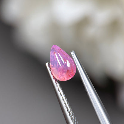 0,93ct Natural Pink Cacbochon Sapphire Viet Nam. No Treatment Sapphire Luc Yen.
