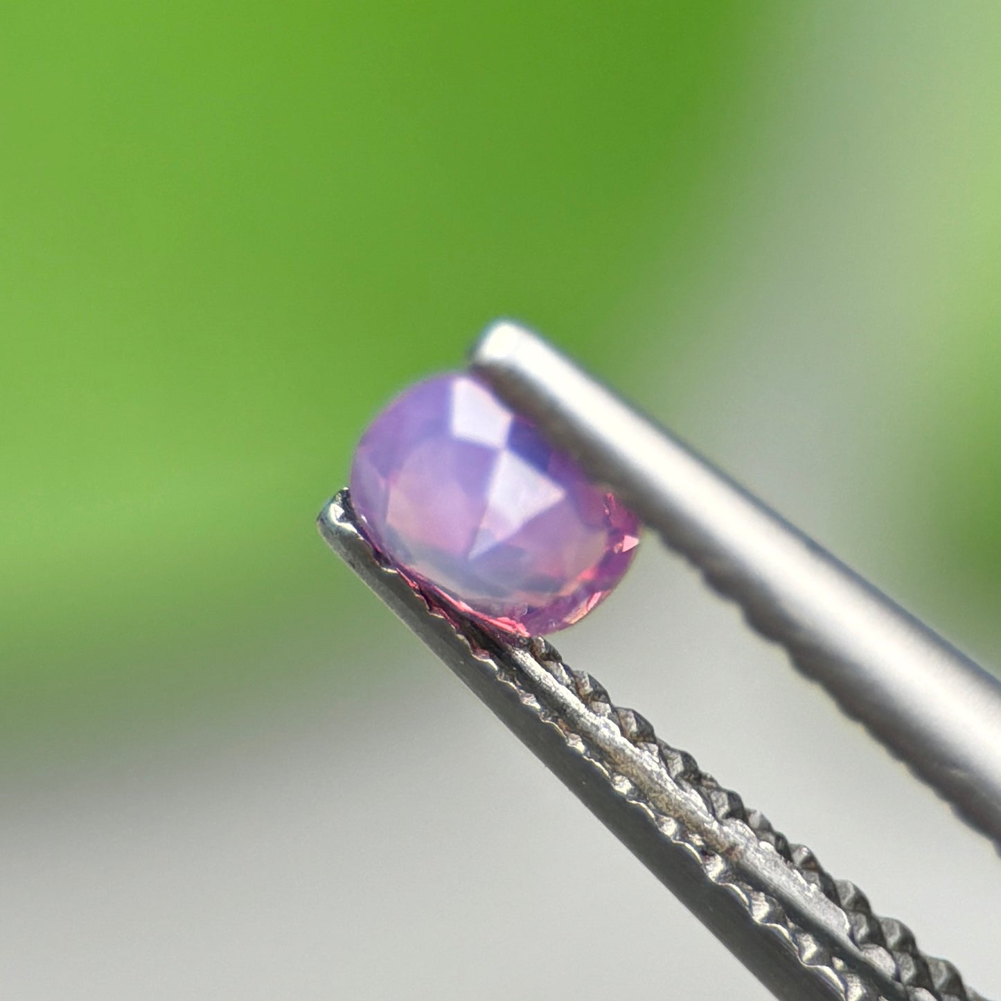 0,29ct Natural Pink Milky Sapphire Vietnam. Cushion Shape. No Treatment Milky Sapphire Luc Yen.