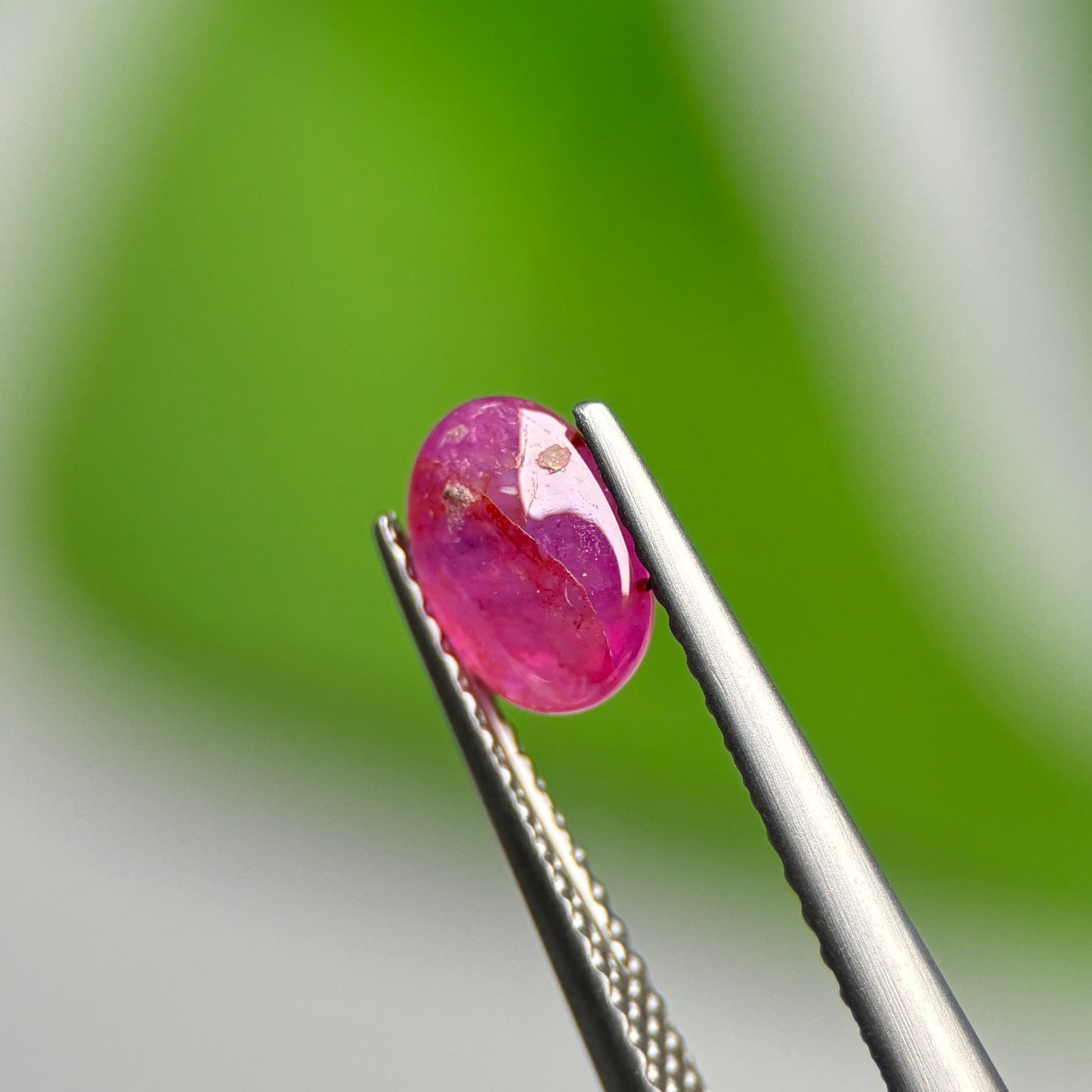 1.12ct Natural Pink Cacbochon Sapphire Viet Nam. No treatment.