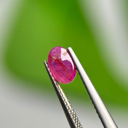 1.12ct Natural Pink Cacbochon Sapphire Viet Nam. No treatment.