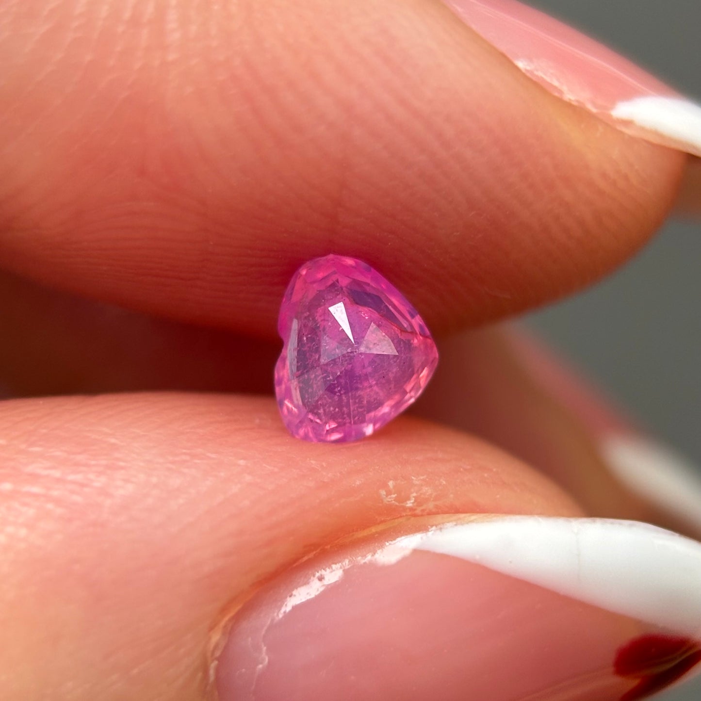 0.56ct Natural Milky Padparadscha Sapphire Vietnam