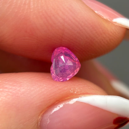 0.56ct Natural Milky Padparadscha Sapphire Vietnam