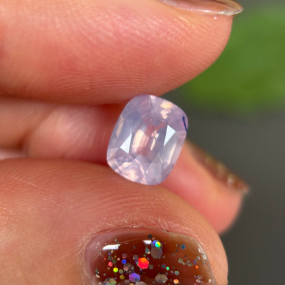 2.2ct Natural Pinkish White Sapphire Vietnam.