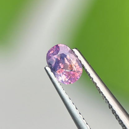 0.74 ct Natural Purple Milky Sapphire Vietnam. Cushion Shape. No Treatment.