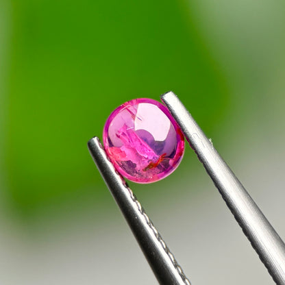 0.42ct Natural Pink Cacbochon Sapphire Viet Nam. No treatment Sapphire Luc Yen.