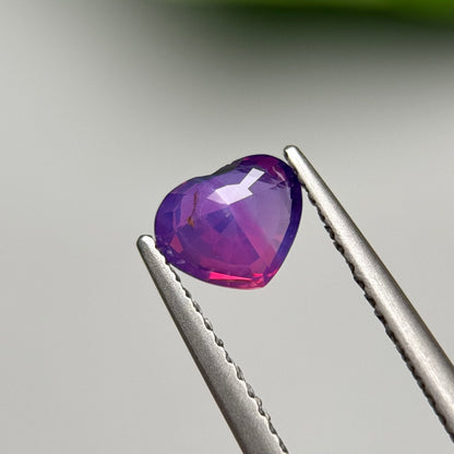 1.01ct Natural Pinkish Purple Milky Sapphire Vietnam.
